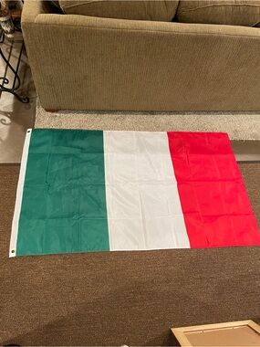 Italian Flag Banner Indoor Outdoor